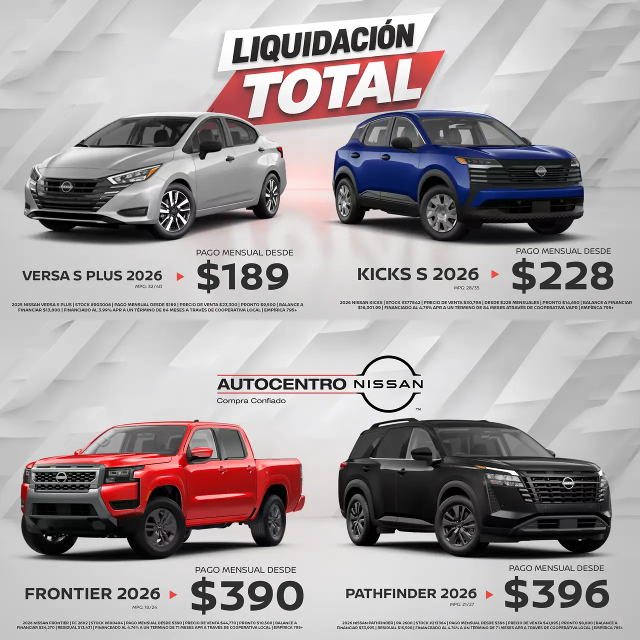 Ofertas Nissan